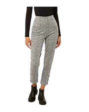 Image For Grey Checked Trousers