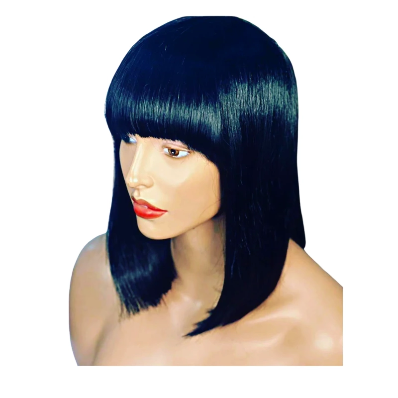 Image of Black Fringe 12 Inches Hair Extension