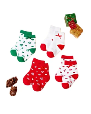 Image For Baby Snowflake Print Sock