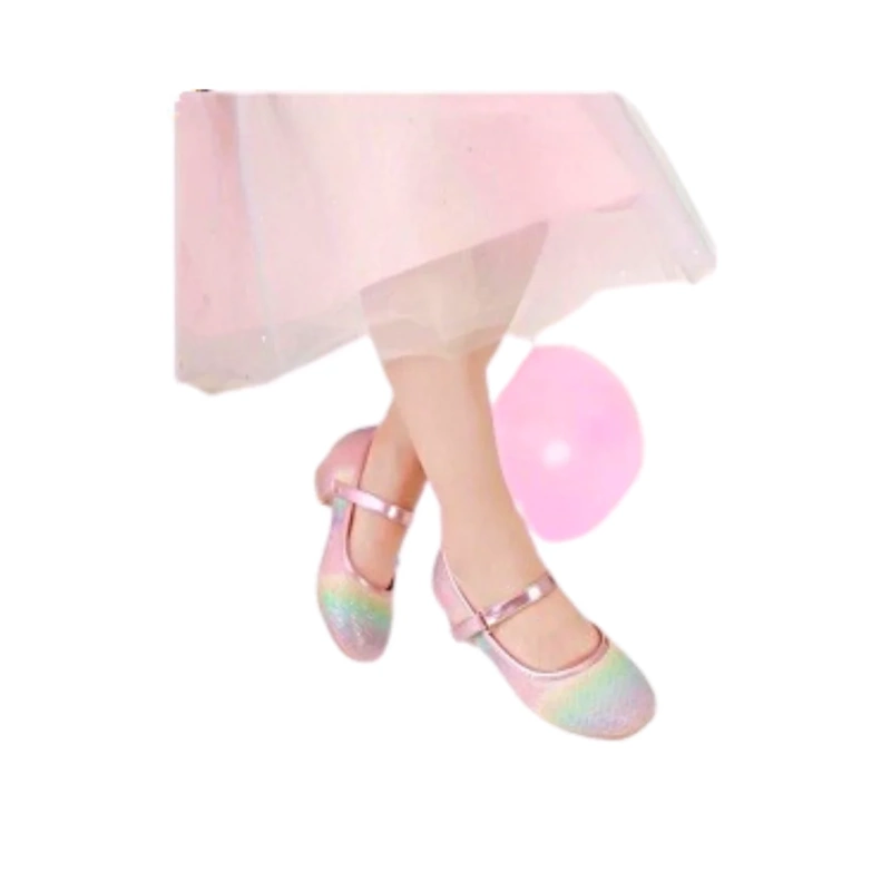 Image For Glitter Ombre Mary Jane Flats