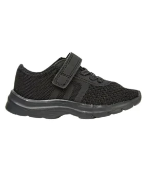 Black Woven 1 Strap Trainers Image