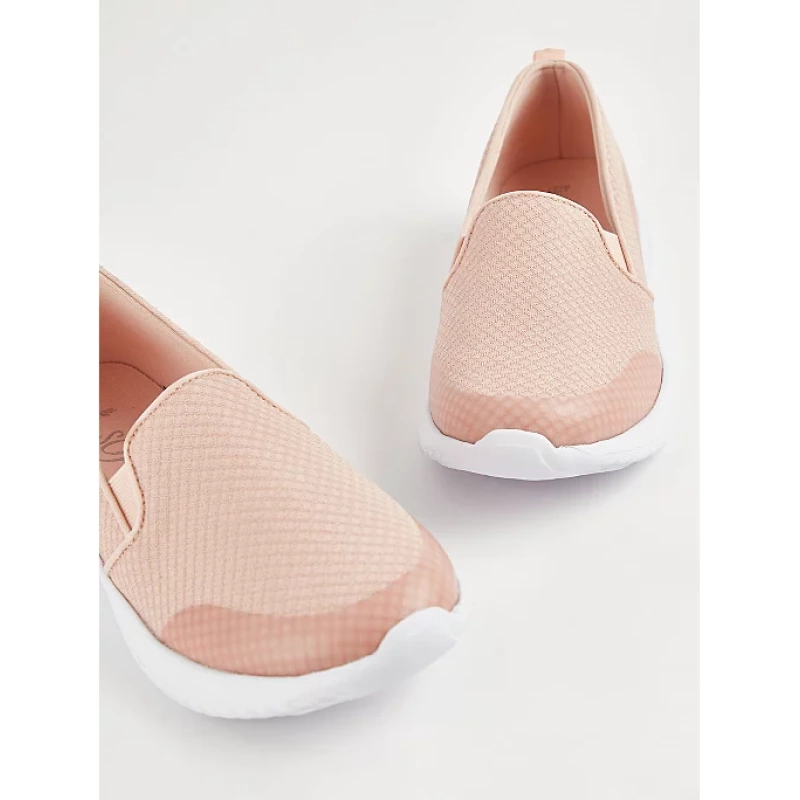 Second Image For Pink Slip On Comfort Shoes