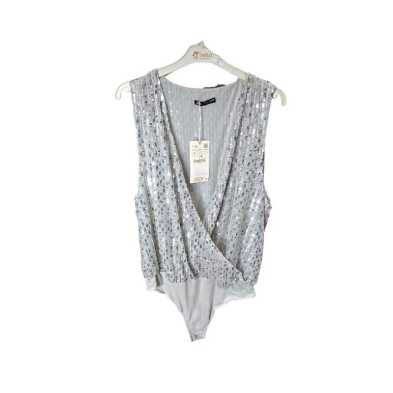 Image For Zara Sequin Top