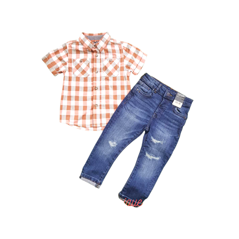 Image For Boys Shirt With Blue Jeans