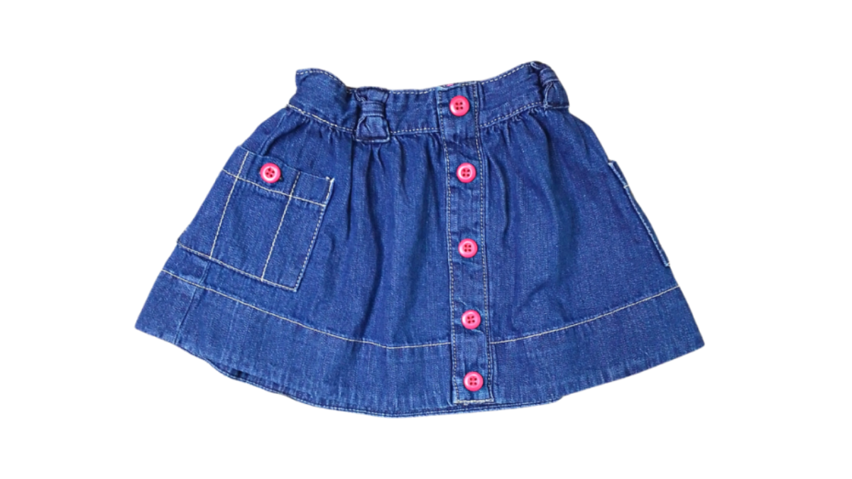Amazon White Jean Skirt Toddler Kids Clothes Denim Skirt George