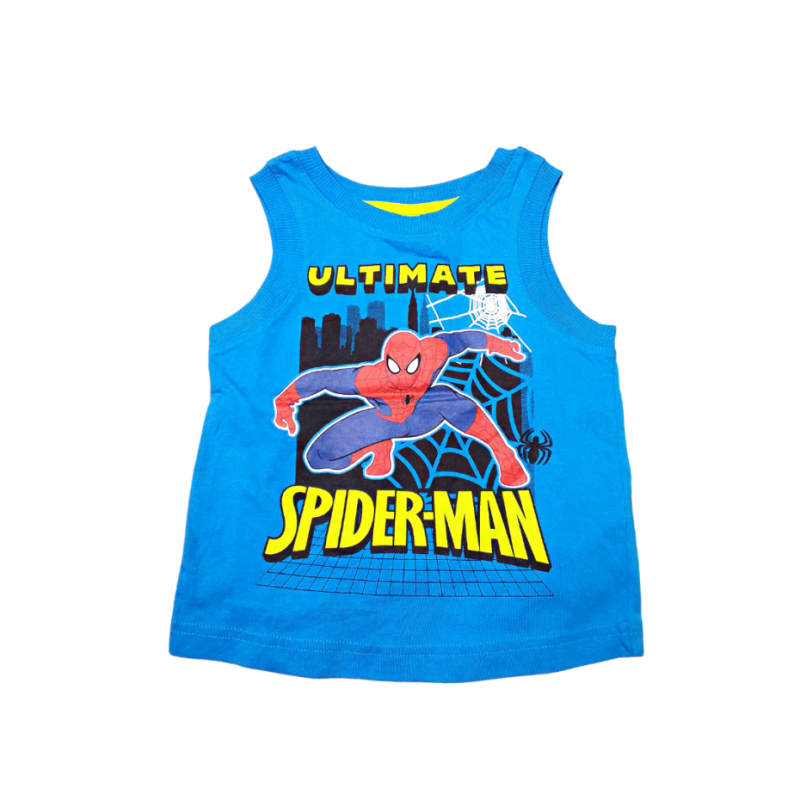 Image For Spiderman Kids Armless Top