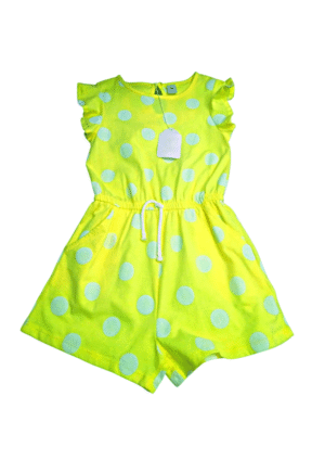 Image For Tu Yellow Polka Dot Jumpsuit