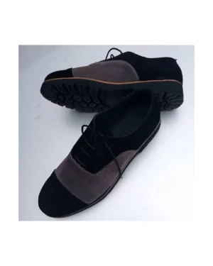 Image of SAM.O Black Suede Handmade Shoe