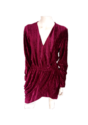 This is the Velvet Wine dress image