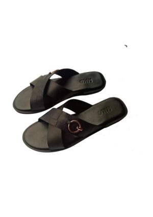 Image of Cross Decor Handmade Slippers