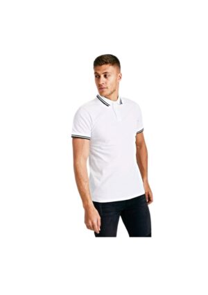 The Image For Short Sleeve Tipped Pique Polo
