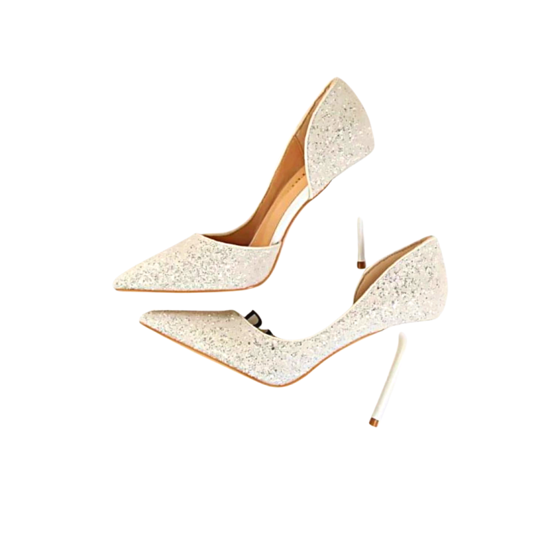 Image of Big Tree Bling Ivory Pumps