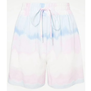 Image For Tie Dye Print Shorts