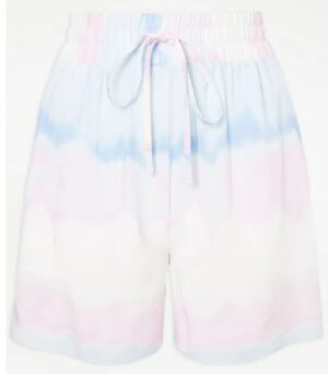 Image For Tie Dye Print Shorts