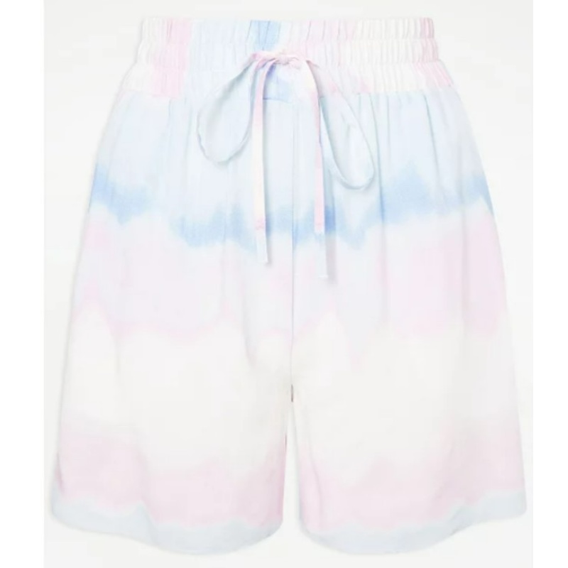 Image For Tie Dye Print Shorts