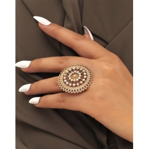 Image For Rhinestone Decor Ring