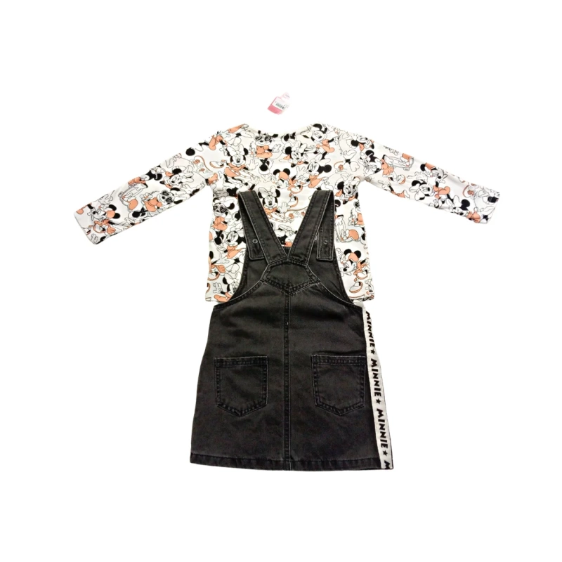 Image of Next Minnie Mouse Pinafore & Top