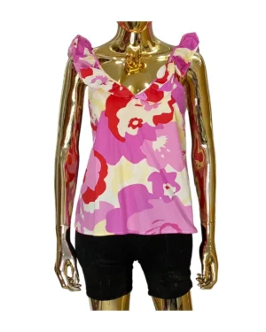 Image of Villa Cloud Dancer Sleeveless Top