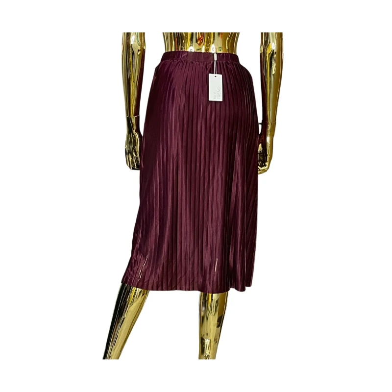 Image of NLY Trend Wine Pleated Skirt