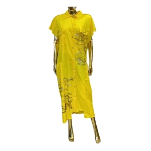 Image of Yellow Stoned Dress