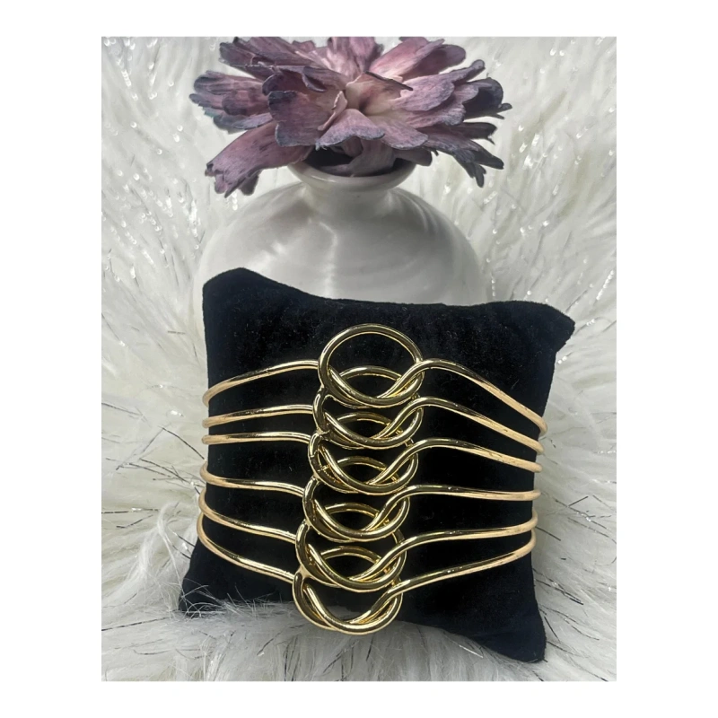 Image of Crumpled Foil Cuff Bracelet