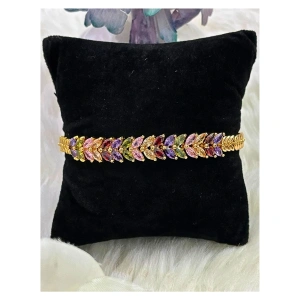 Image of Multicolor Zircon Decor Bracelet