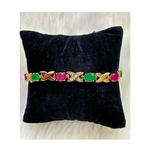 Image of Ruby Emerald Sapphire Bracelet