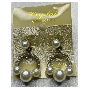 Image of Pearl And Crystal Ladies Earring