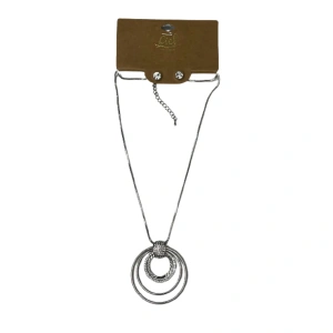 Image of Sterling Sliver Pendant Necklace and Crystal Earing Set