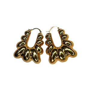 Image of Titanium Steel Zirconia Earring