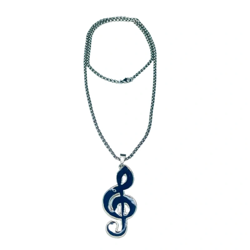 Image of Treble Clef Pendant Necklace