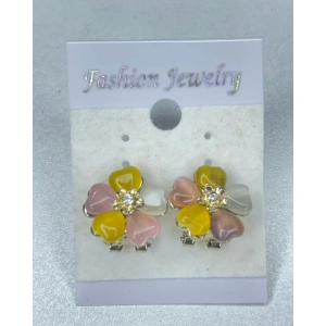 Image of Floral Pearl Earrings