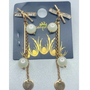 Image of Pearl Drop Earrings