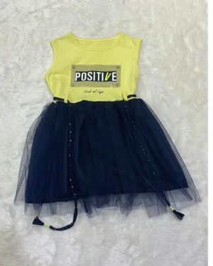 Image of Pinpon Yellow and Blue Dress