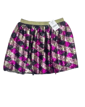 Image of Next Sequence Skirt Black and Gold