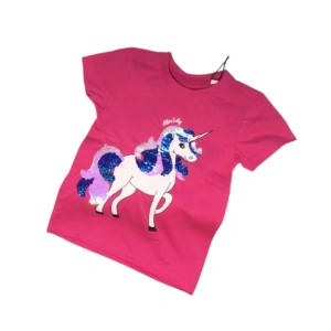 Sparkling Unicorn Girl's T-Shirt-Allen Solly