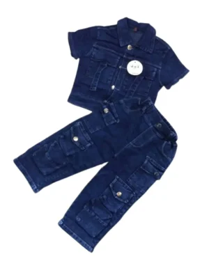 S&T Kids Girls' Two-Piece Denim Set