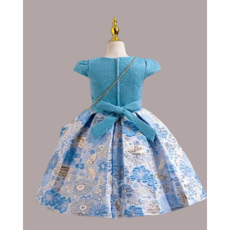 Elegant Princess Dress with Matching Purse – Perfect for Special Occasions