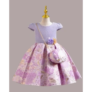 Elegant Princess Dress with Matching Purse – Perfect for Special Occasions