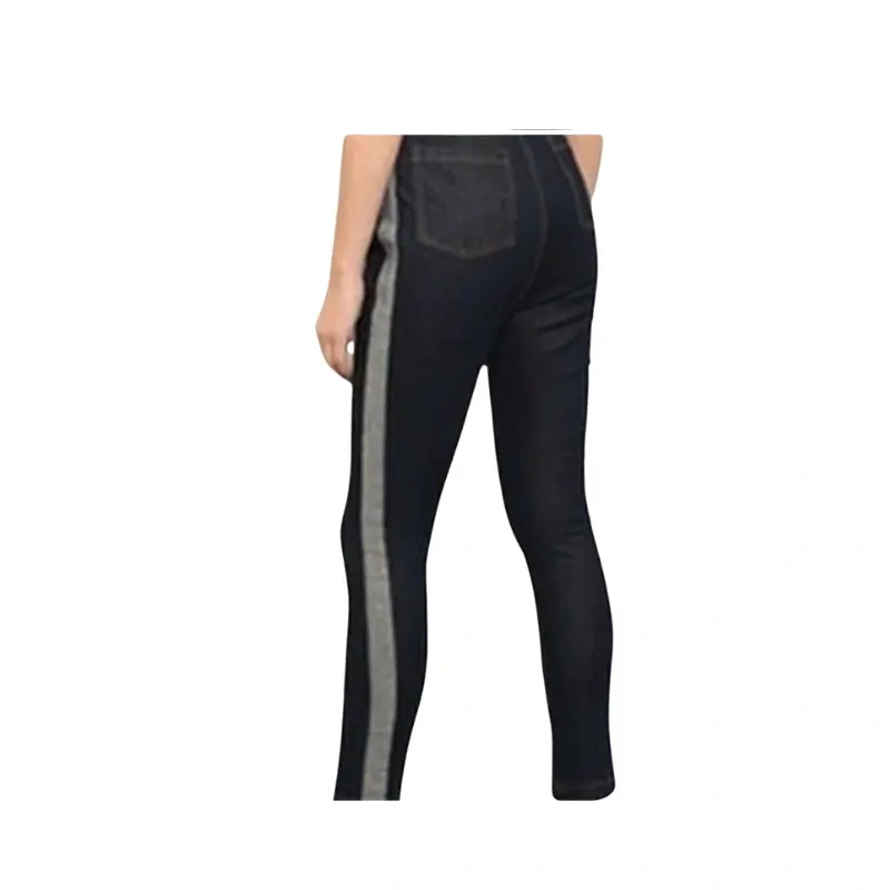 Beautiful High-Waisted Skinny Jeans with Side Stripe Detail