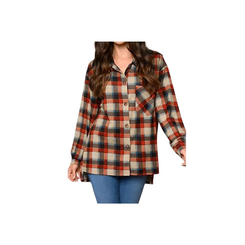 Classic Plaid Flannel Shirt - Comfortable & Versatile Style