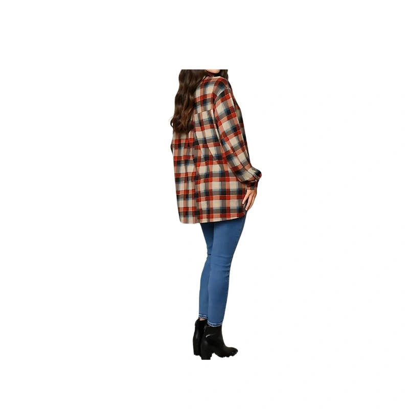 Classic Plaid Flannel Shirt - Comfortable & Versatile Style1