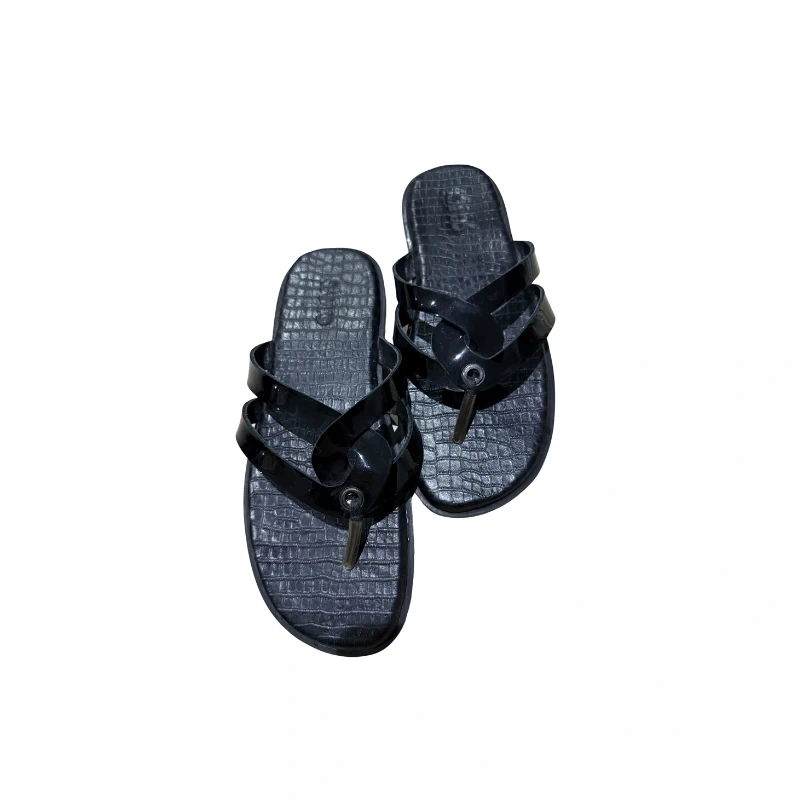 Women’s Stylish Brown Slip-On Sandals – Comfortable Flat Toe-Loop Slippers for Casual Wear1