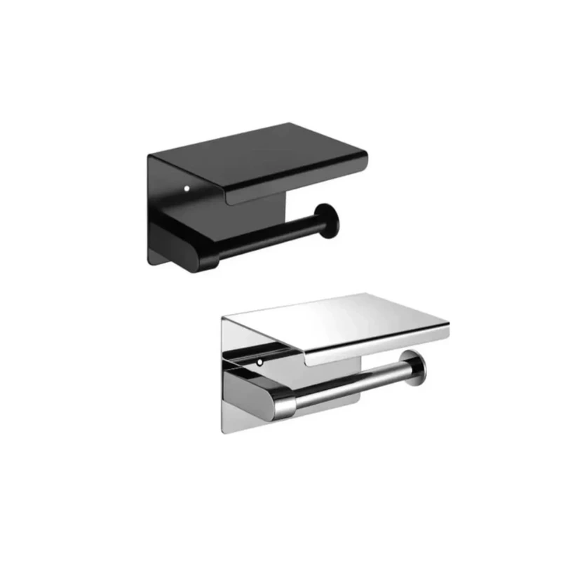 Primo TP01 Stainless Steel Toilet Paper Holder with Shelf