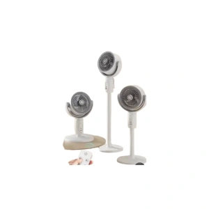Duwee Oscillating Tower Rechargeable Fan with Remote Control - 3-Speed Portable Fan