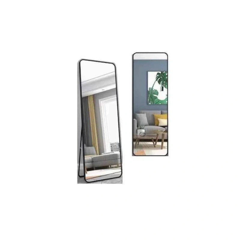 Modern Standing Full-Length Mirror with Thin Frame
