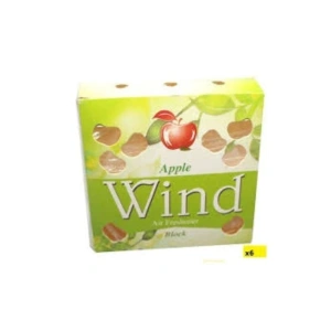 Wind Apple Air Freshener Block (6 Units) - Long Lasting Scent