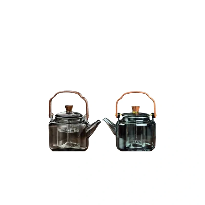 1.2L Heat Resistant Glass Tea Kettle Pot1