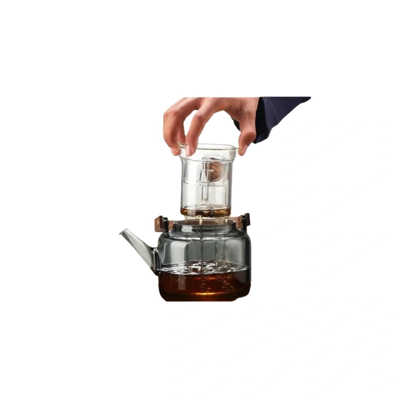 1.2L Heat Resistant Glass Tea Kettle Pot2