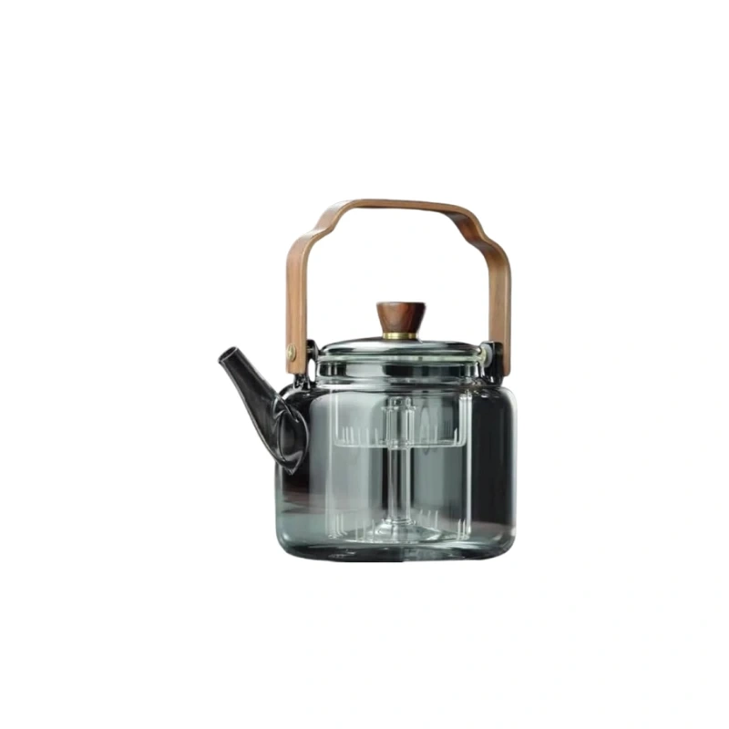 1.2L Heat Resistant Glass Tea Kettle Pot